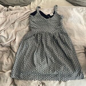 Anthropologie postage stamp backless dress size medium